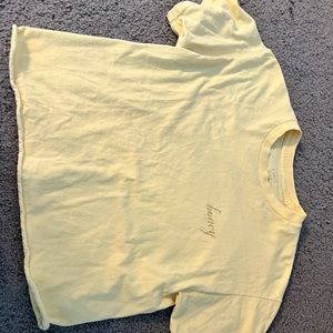 honey cropped tee